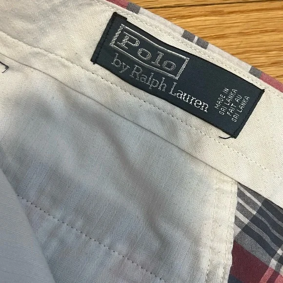 Polo Men’s Plaid Shorts - Size 33